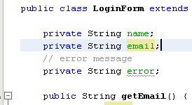 NetBeans with struts framework project - adding error message variable