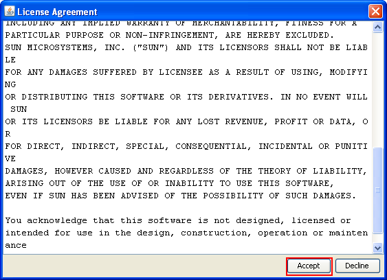 Java Pet Store License Agreement