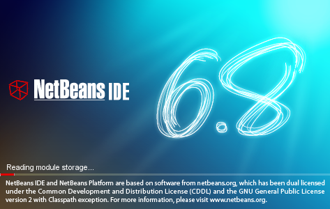 NetBeans 6.8 welcome flash screen