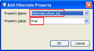 Do some settings for hibernate.show_sql