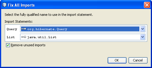 Fixing all the unresolved import errors in the source file