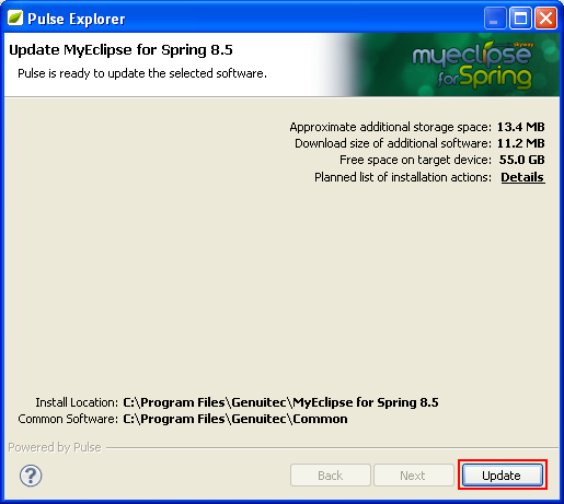 Eclipse and MyEclipse IDE: Add-ons download summary page