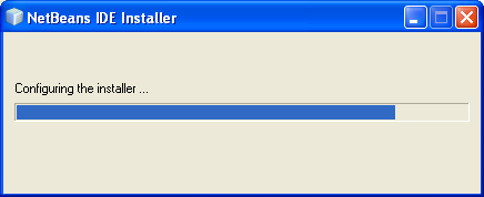 NetBeans installer almost finish configuring the IDE installation