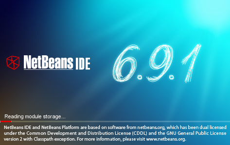 NetBeans IDE Installer: NetBeans splash screen 1