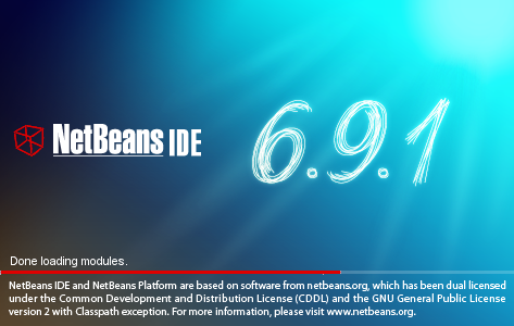 NetBeans IDE Installer: NetBeans splash screen 3