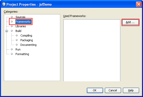 Adding new Java Framework to the existing JSF project