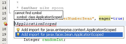 Resolving the symbol in the Java source code based on the Hint given