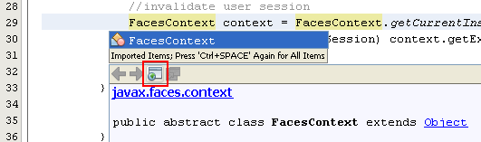 The web browser icon seen in NetBeans IDE