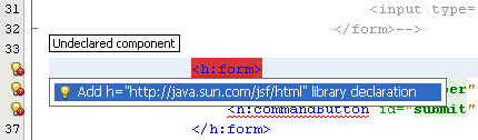 The code completion suggestions and documentation support seen from NetBeans IDE