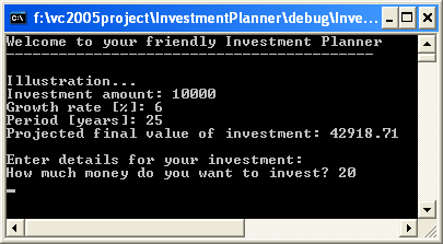 C++ .Net - console output window during the debug process
