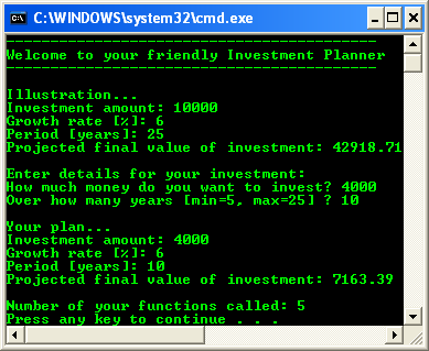 C++ .NEt programming - new console output function program