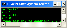 C++ .Net managed class programming - the caret or hat operator console program output sample