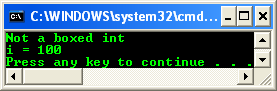 C++ .Net managed class programming - another caret or hat console program output sample