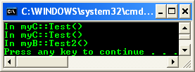 Eception handling - the down cast of the safe_cast console program output sample
