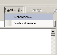 Adding a new Reference to the VB .NET project