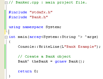 The final version of the Banker.cpp source code
