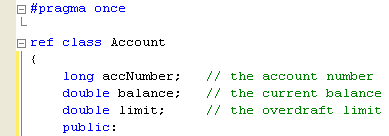 Adding some structure to the Account class