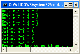C++ .NET program output example - the unbound delegate