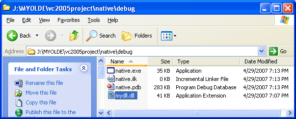 Putting the DLL file to the appropriate folder so that the main program can find it