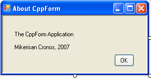 Adding a button control to the dialog box
