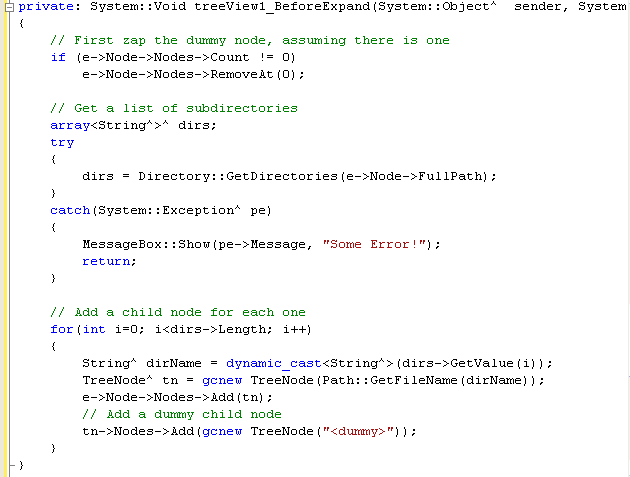 Adding more BeforeExpand event handler codes
