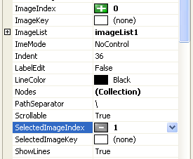 Setting Selectedvisualcplusdotnetchap22Index property to appropriate index value