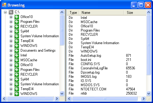 TreeView and ListView in action