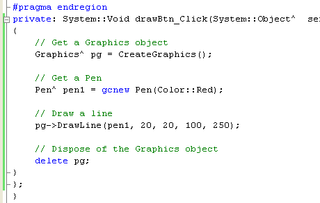 Adding an event handler for the Click event