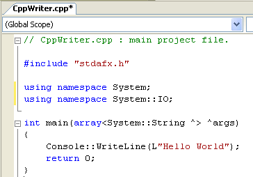 More on C++ .NET program and project example on using the TextReader ...
