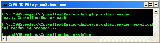 Building and running the application from the command line to check that the file opens correctly