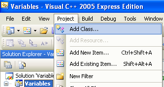 Adding a generic class to the project
