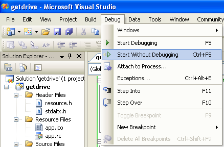 Running a CLR C++ .NET console mode application